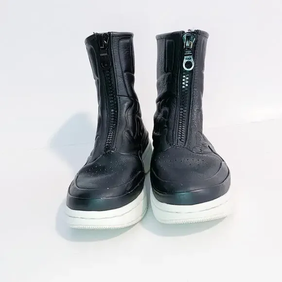 Air Jordan AJ 1 Jester XX Black Zip Sneakers - Picture 4 of 12